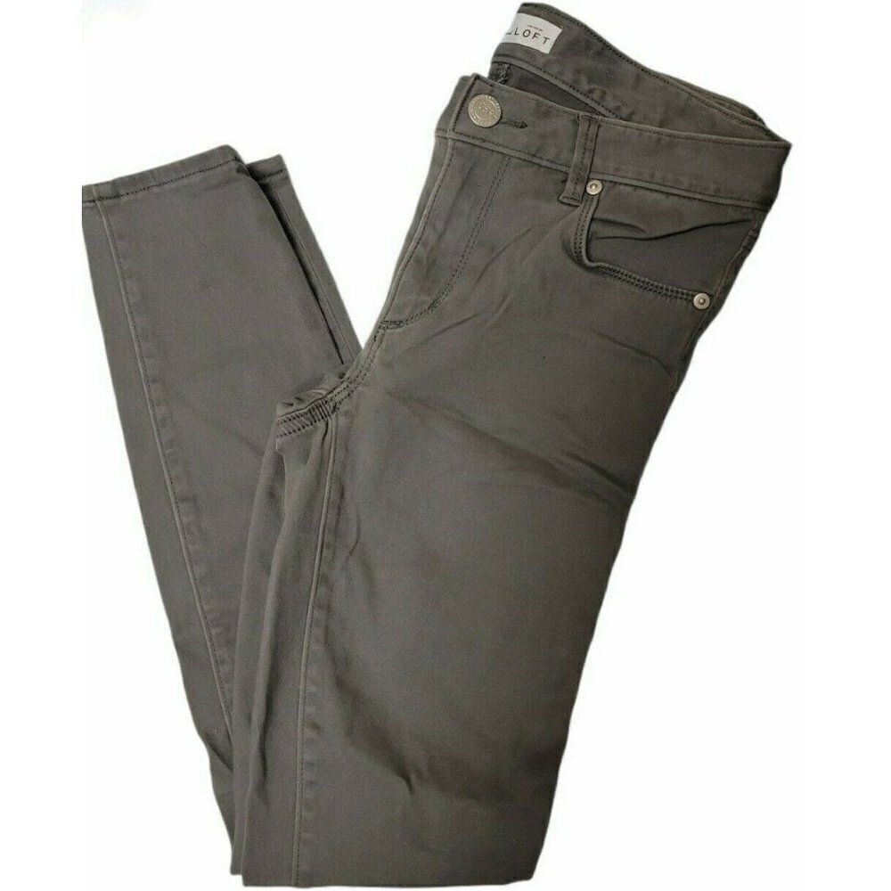 Loft Made With Love Ann Taylor Gray Jegging Size 2